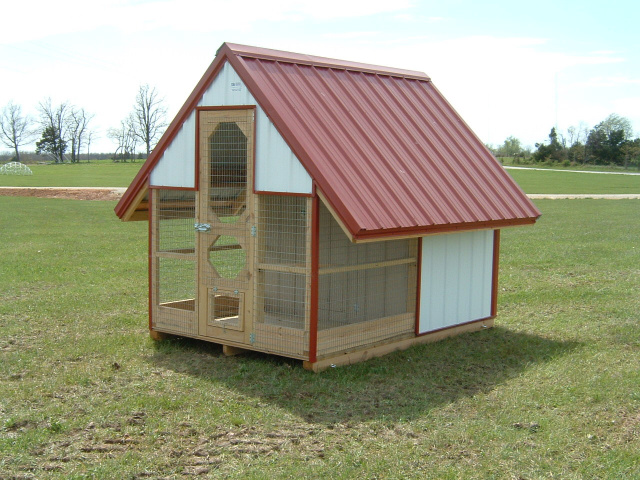 6x9 Rustic Red / Brilliant White